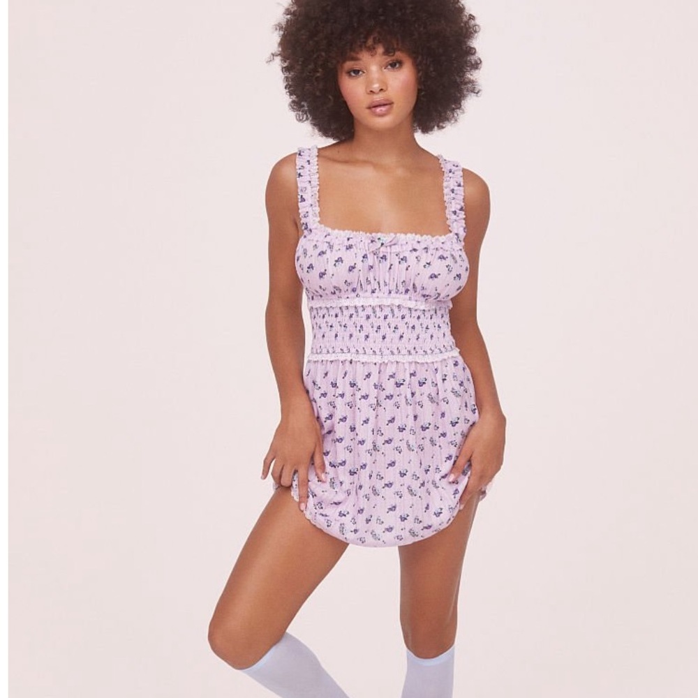 Lola Pointelle Dress for love and lemons xs NWT